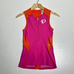 Pearl Izumi Womens Elite In R Cool Tri Sleeveless Cycling Top Size Small Pink